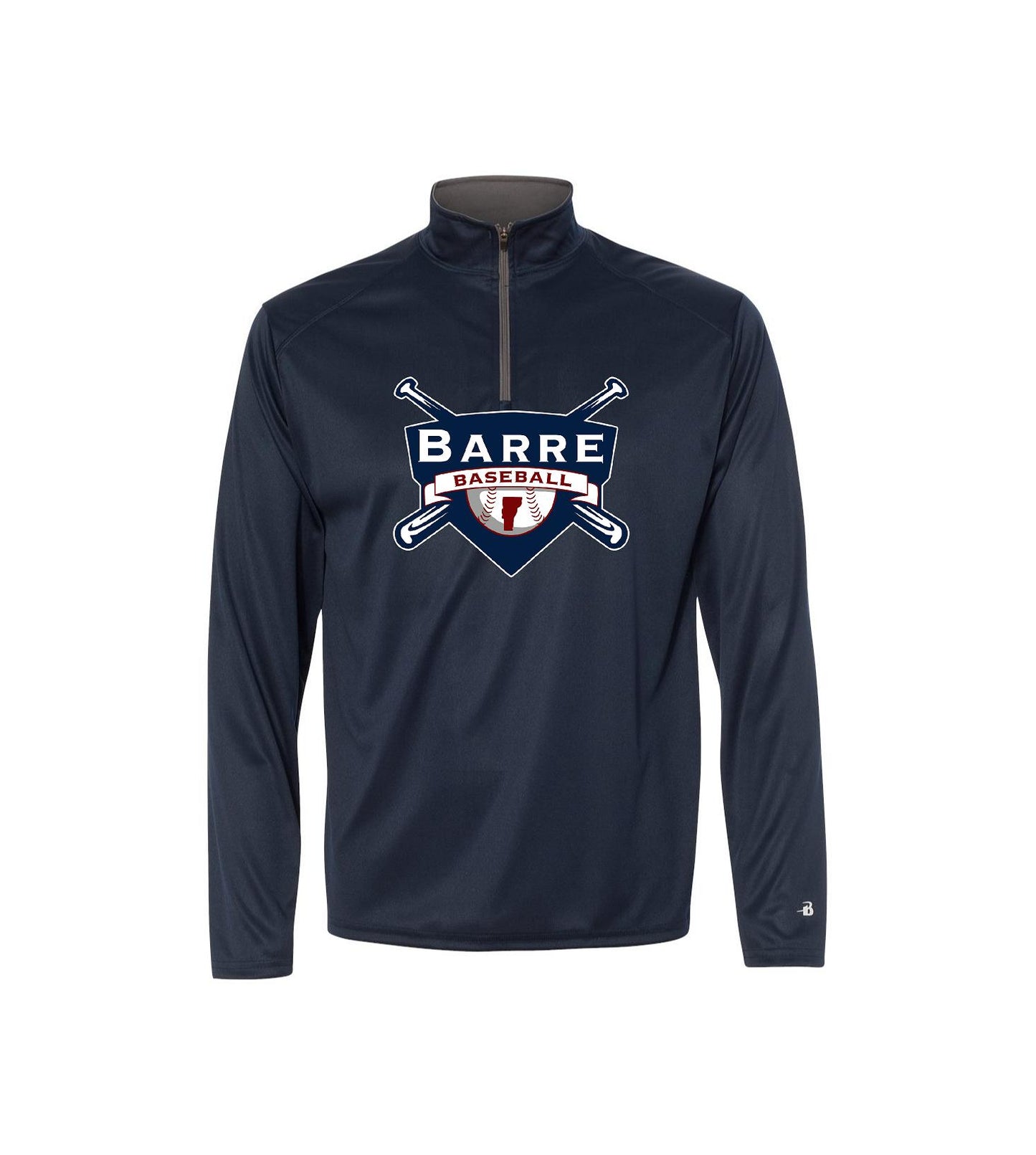 Barre Baseball - Badger - B-Core Quarter-Zip Pullover - 4102