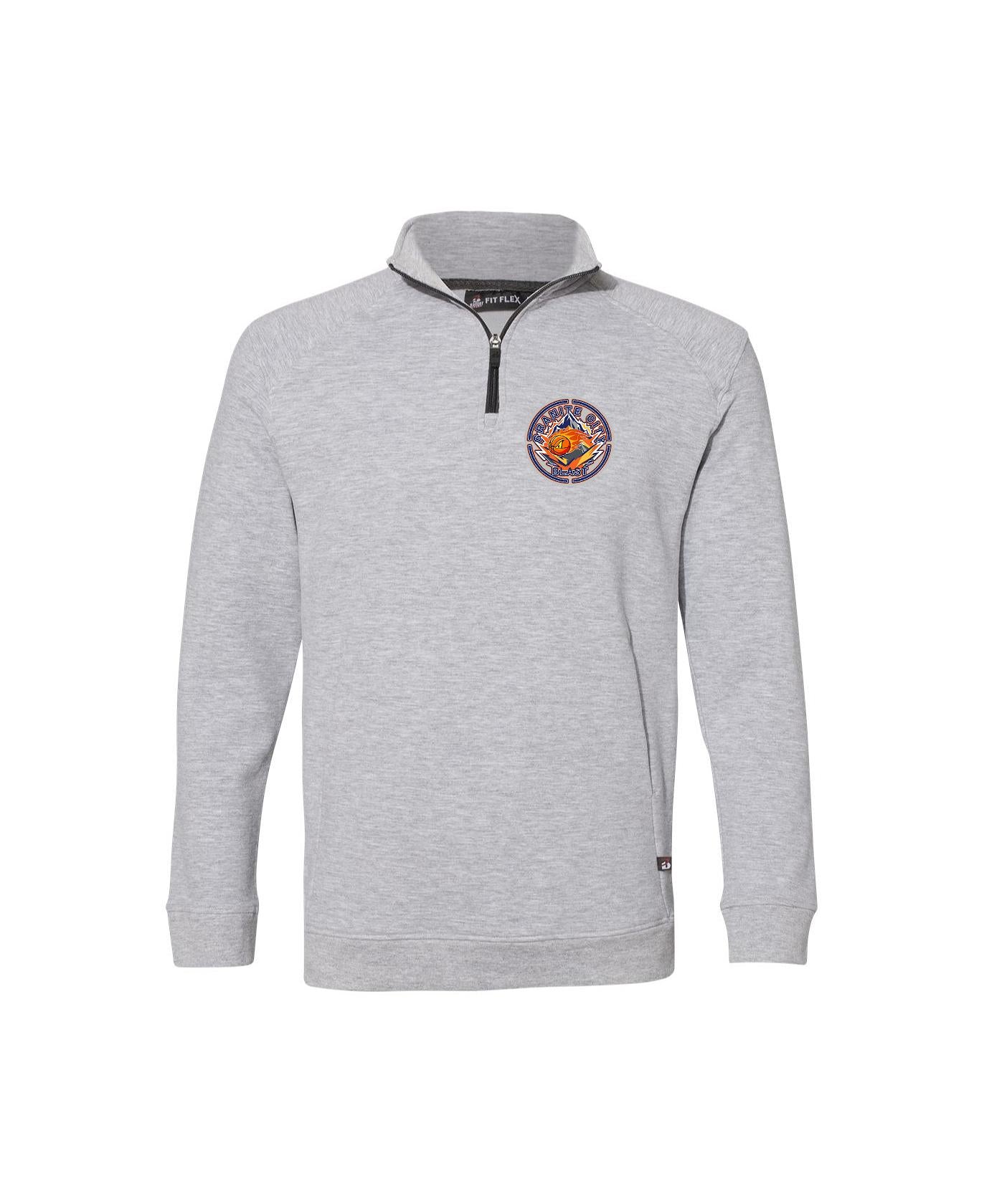 Granite City Blast - Badger - FitFlex French Terry Quarter-Zip Sweatshirt - 1060