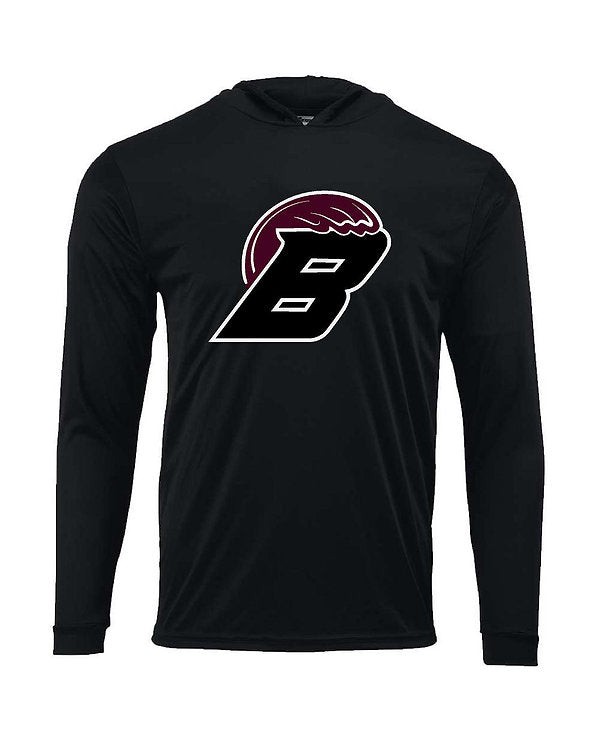 BYSA - Youth Bahama Performance Hooded Long Sleeve T-Shirt - 221Y