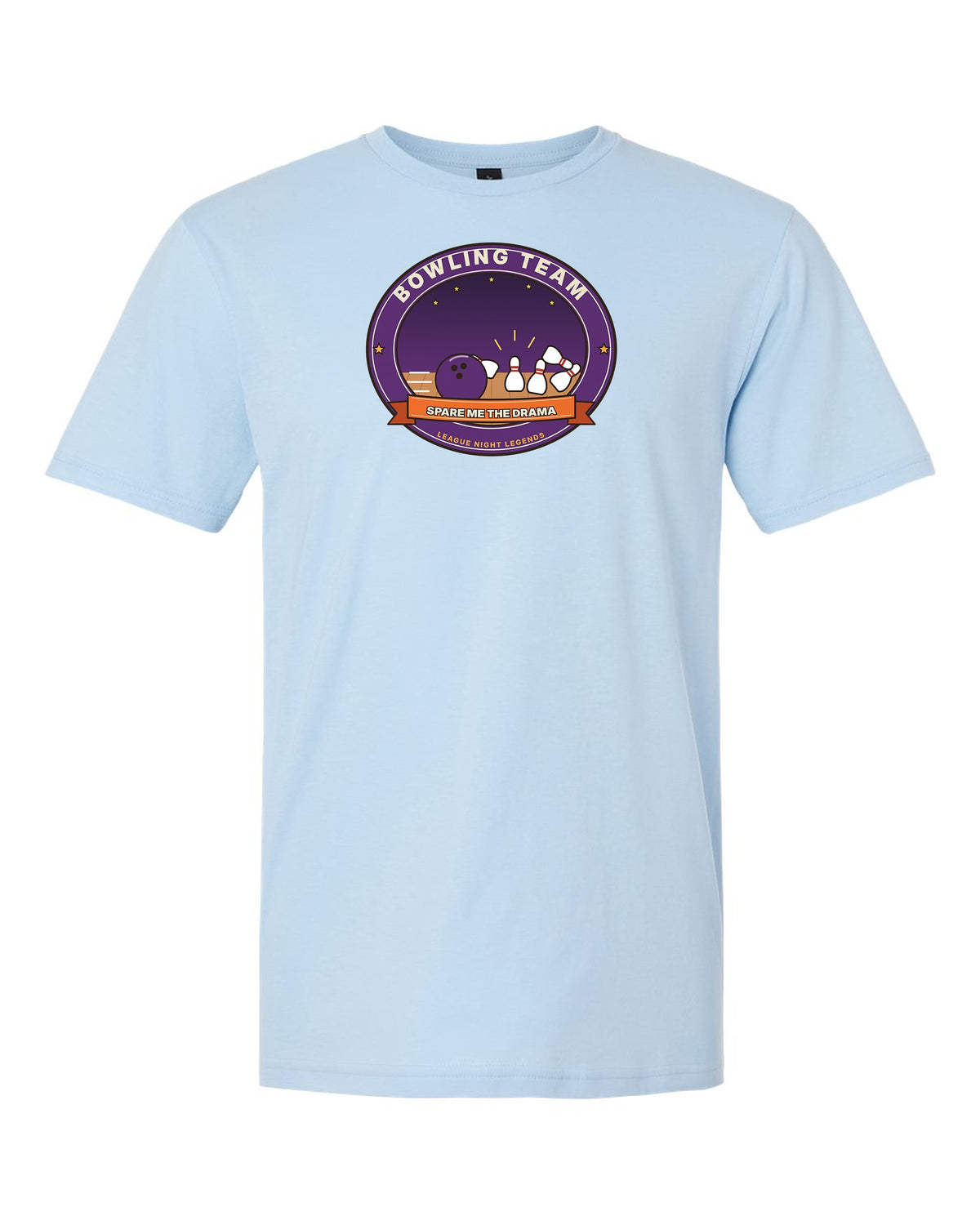Bowling Team: Spare Me the Drama - League Night T-Shirt