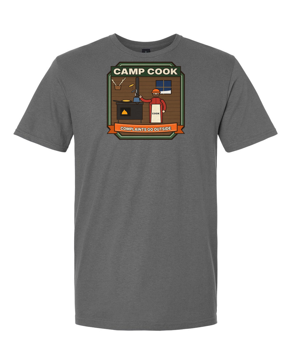Camp Cook: Complaints Go Outside - Funny Deer Camp T-Shirt