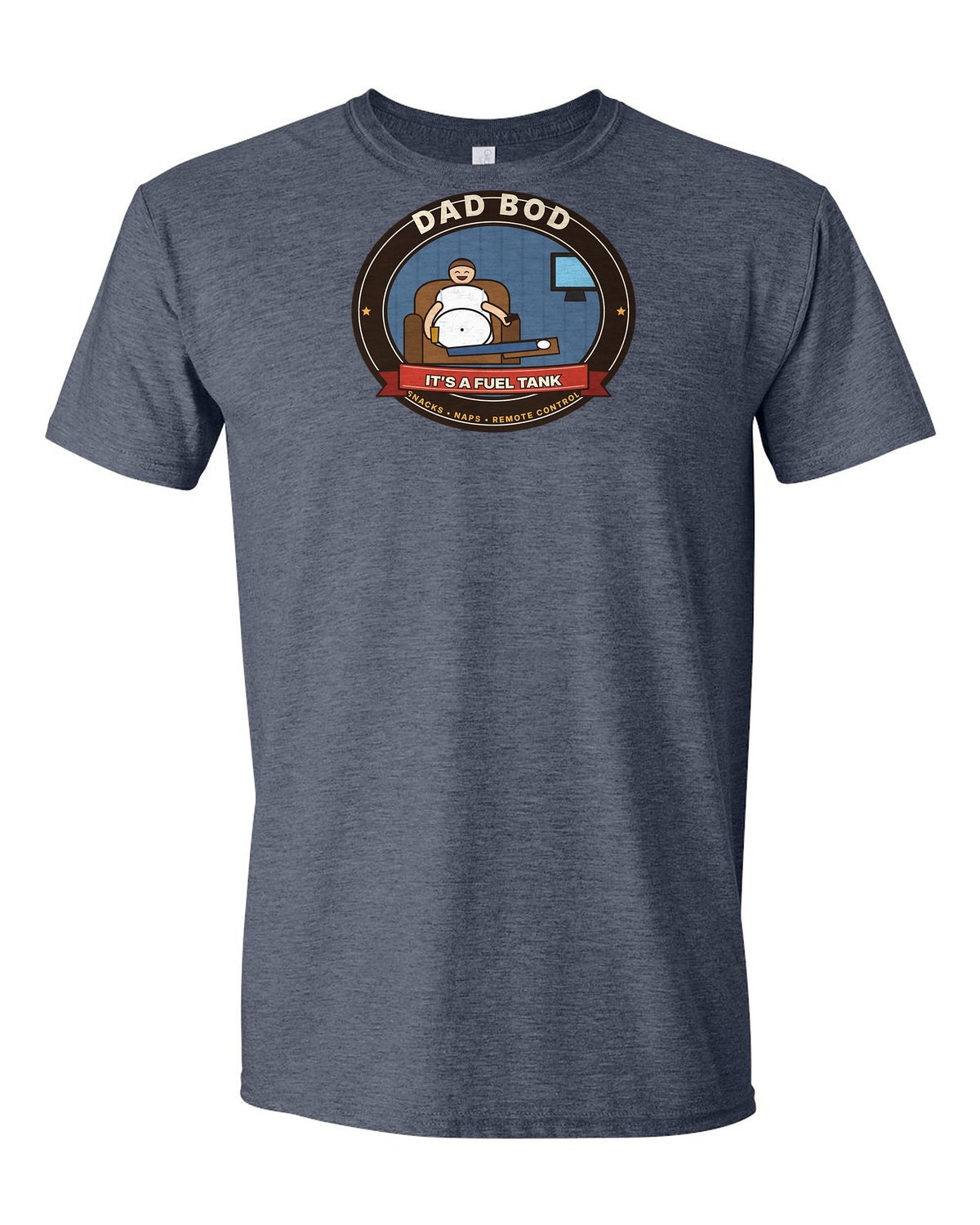 Dad Bod: It's a Fuel Tank - Funny Dad T-Shirt