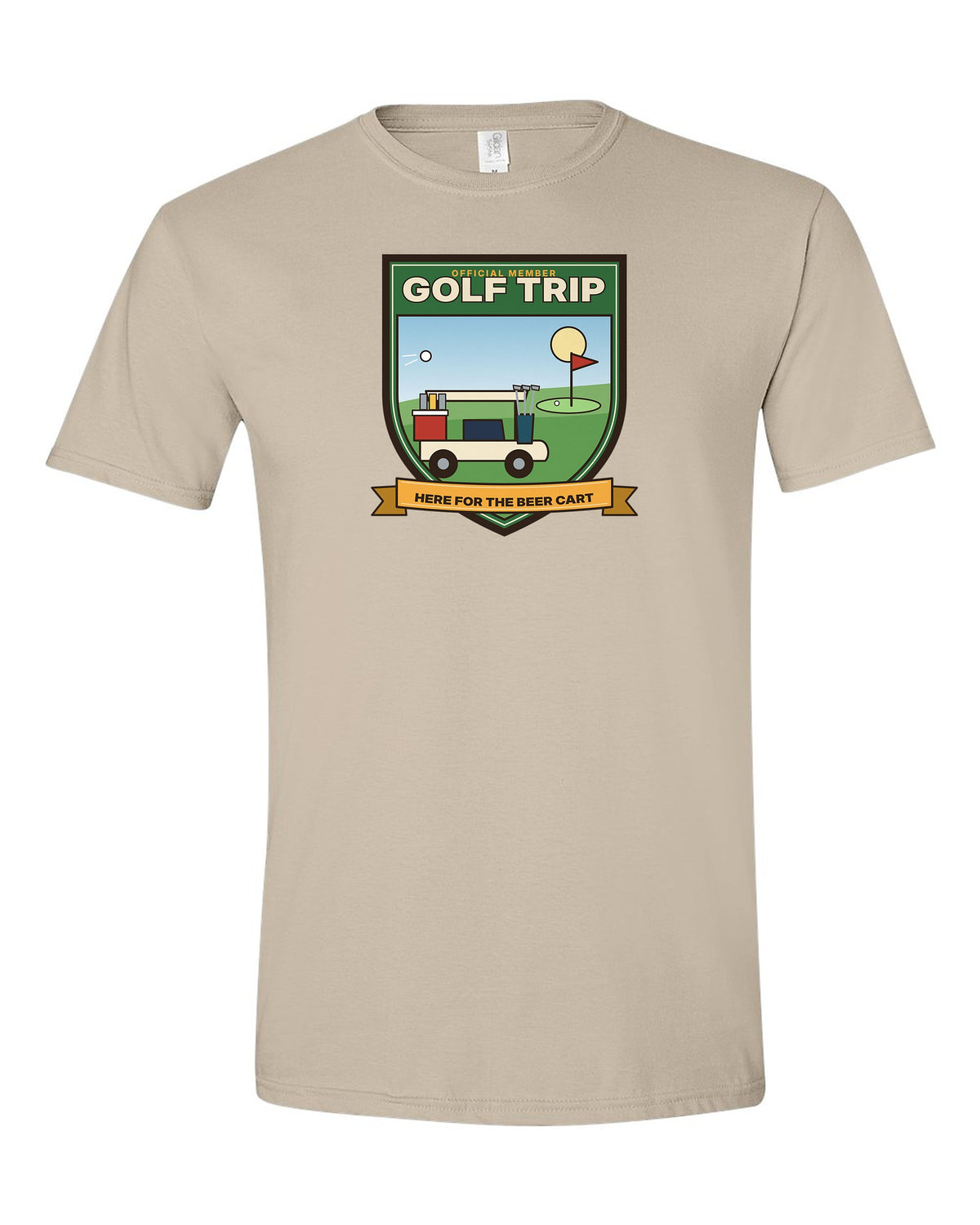 Golf Trip: Here for the Beer Cart - Golf Group T-Shirt