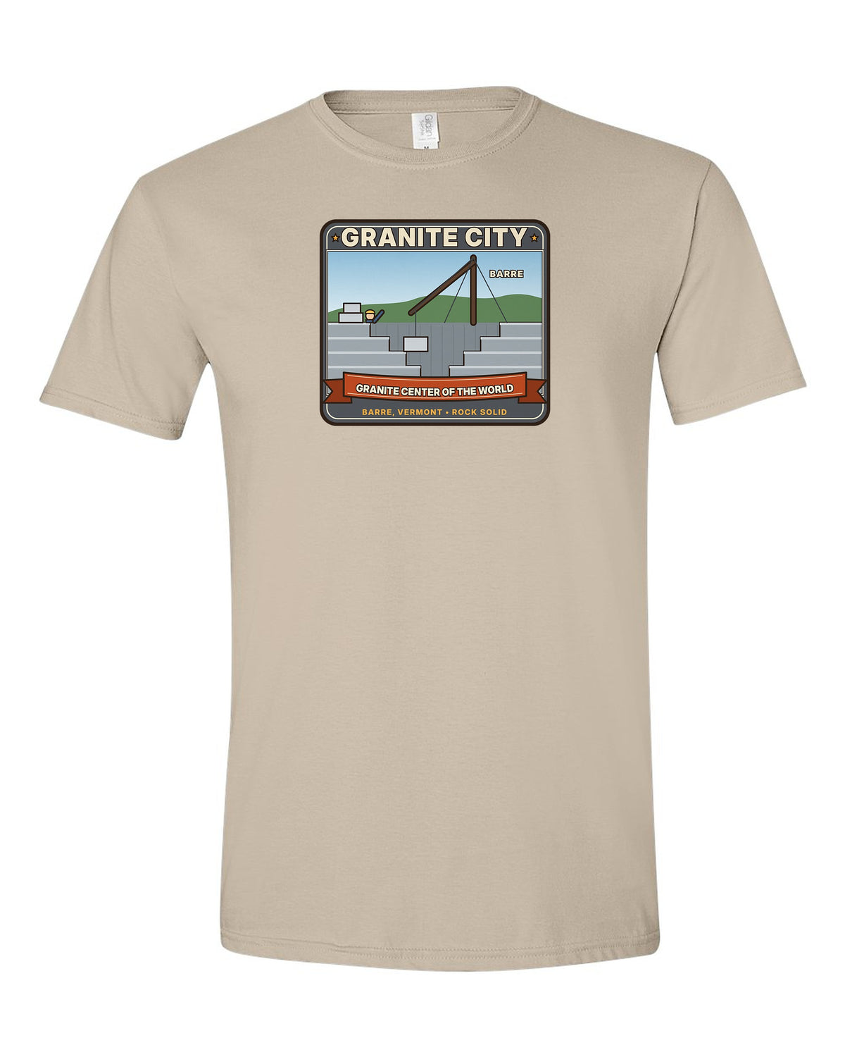 Granite City: Granite Center of the World - Barre Vermont T-Shirt