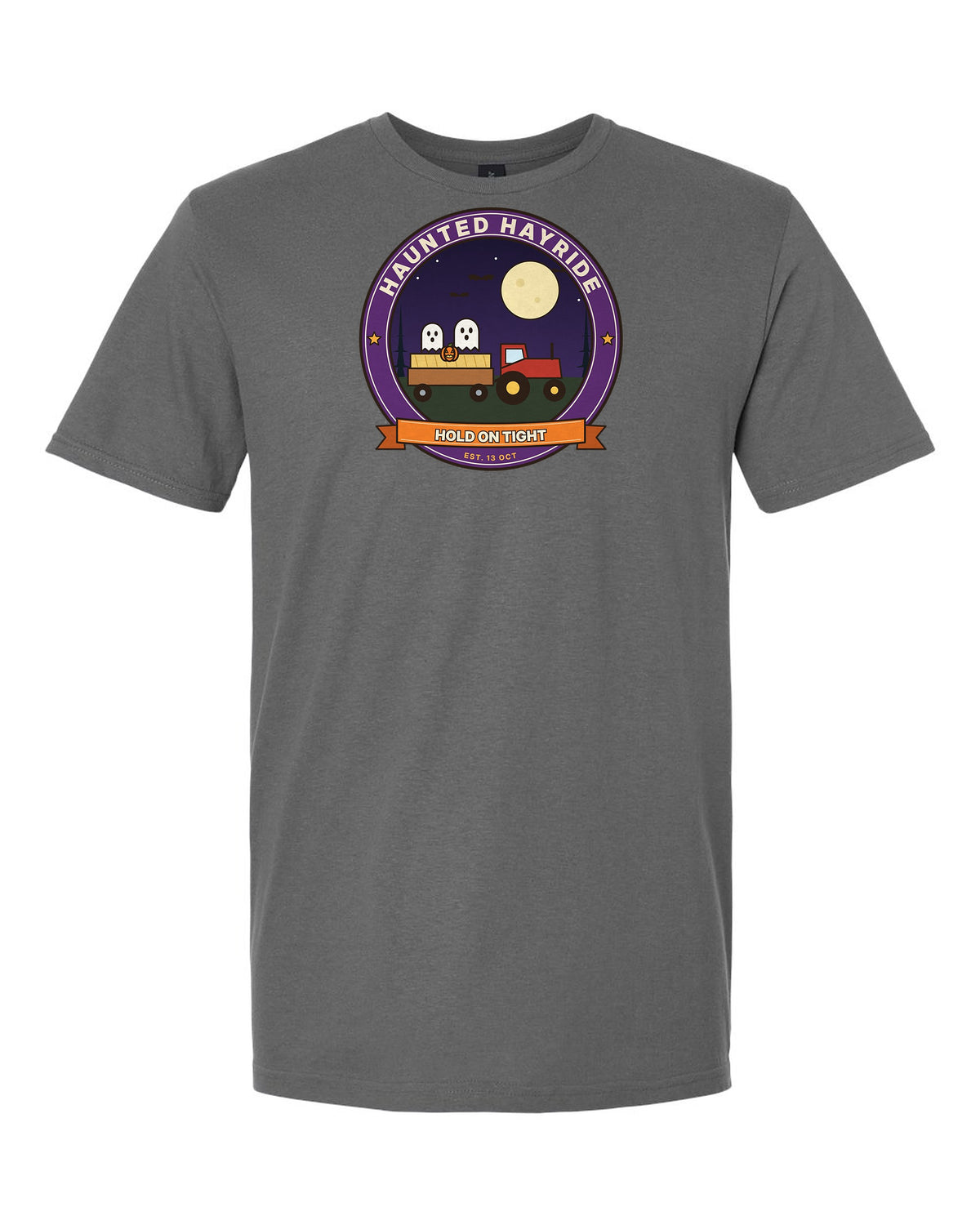 Haunted Hayride: Hold On Tight - Halloween T-Shirt