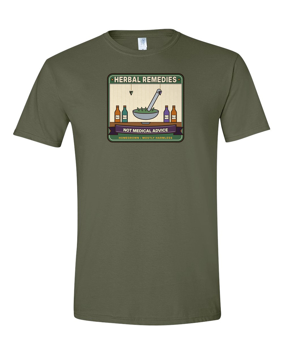 Herbal Remedies: Not Medical Advice - Funny Herbalist T-Shirt