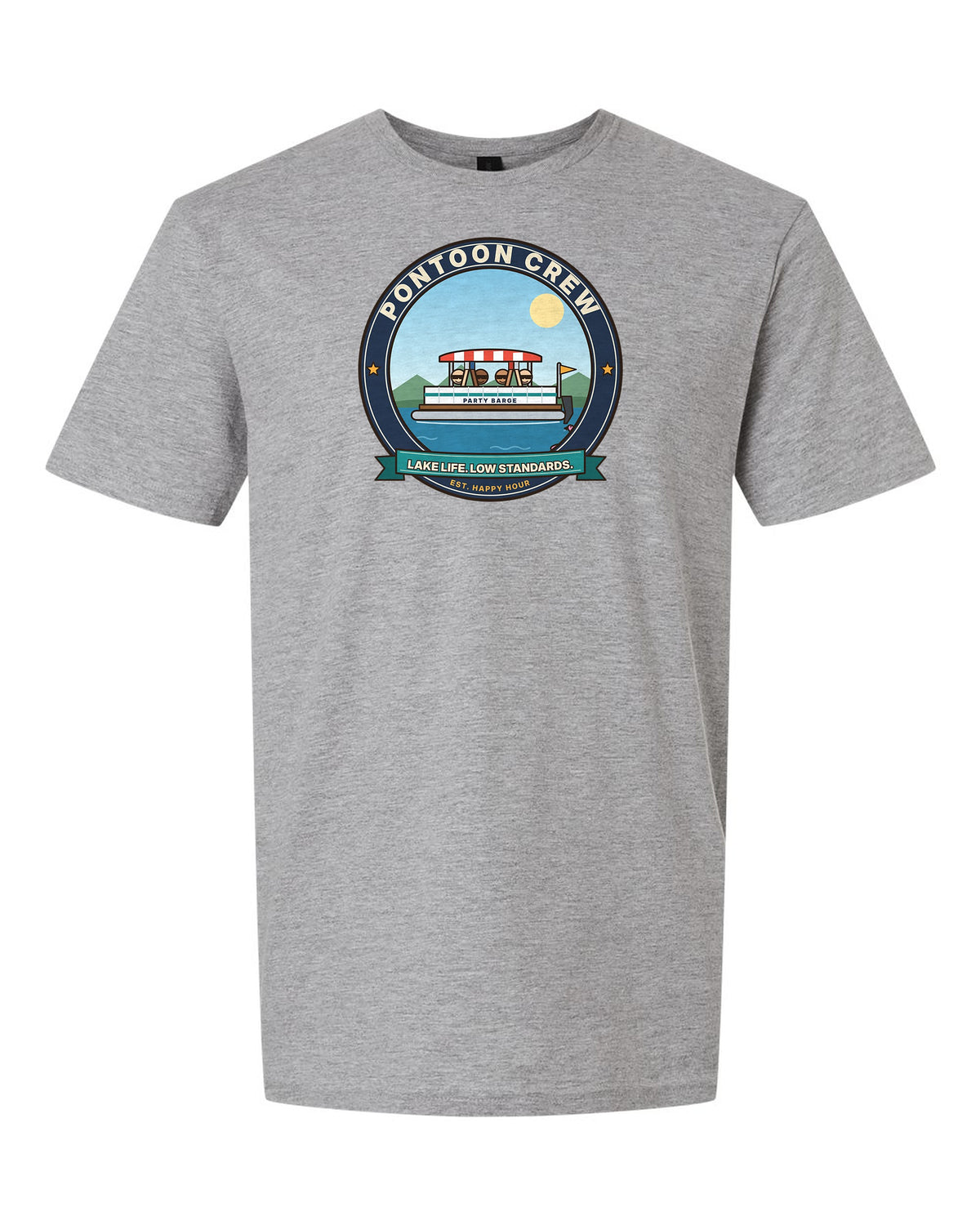 Pontoon Crew - Lake Life Group & Party T-Shirt