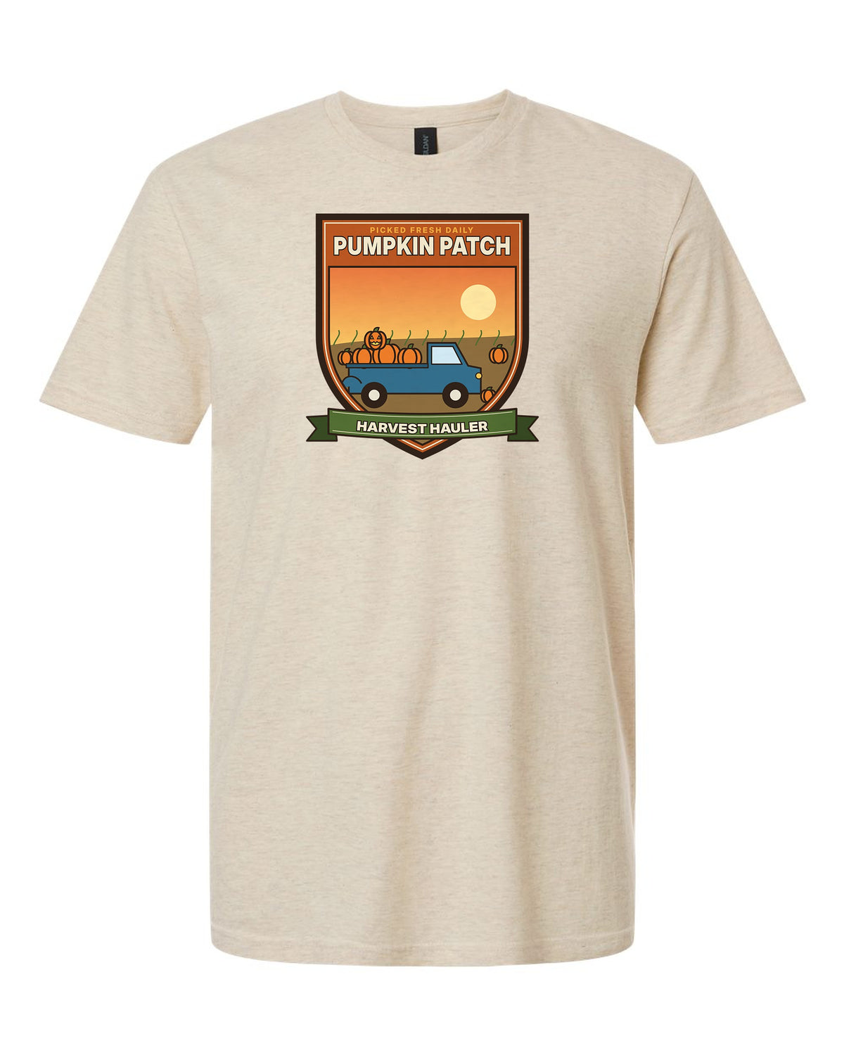 Pumpkin Patch: Harvest Hauler - Fall Pickup Truck T-Shirt