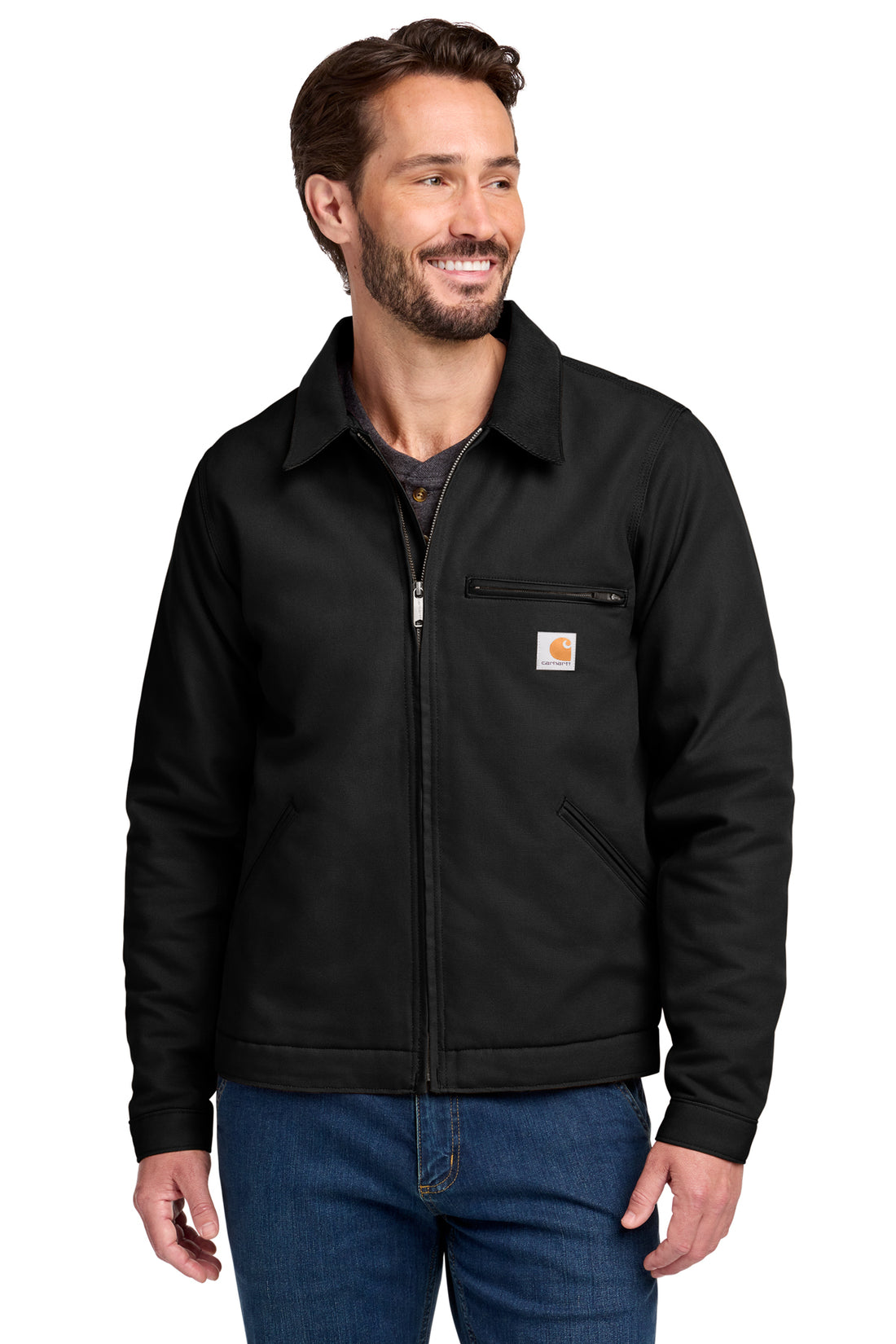 Custom embroidered Carhartt jacket from Granite City Graphics