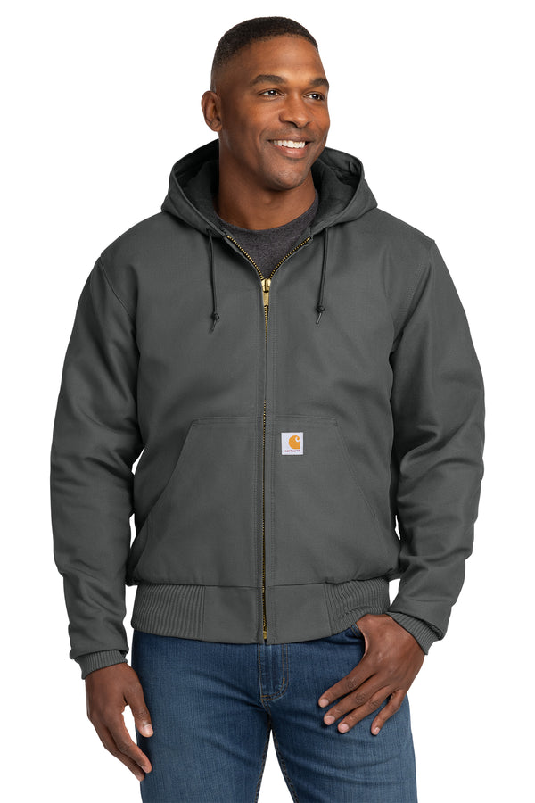 Custom Carhartt Quilted-Flannel-Lined Duck Active Jac (CT106677)