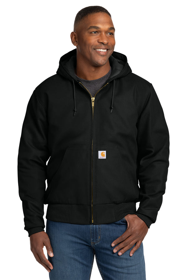 Custom Carhartt Tall Quilted-Flannel-Lined Duck Active Jac (CTT106677)