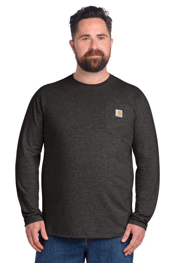 Custom Carhartt Force Long Sleeve Pocket T-Shirt (CT106656)