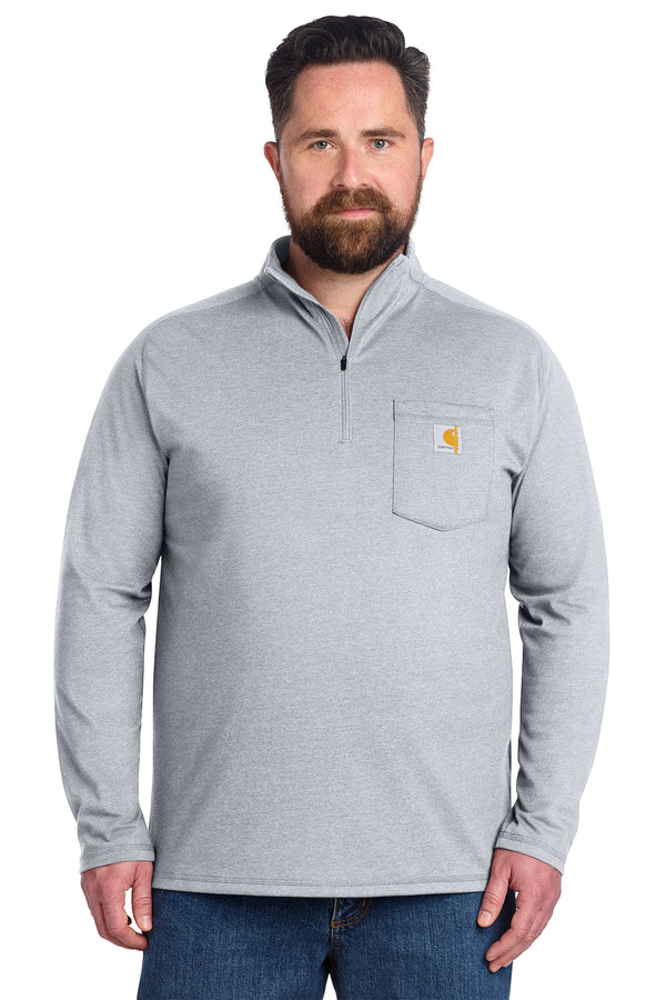 Custom Carhartt Force 1/4-Zip Long Sleeve T-Shirt (CT106660)
