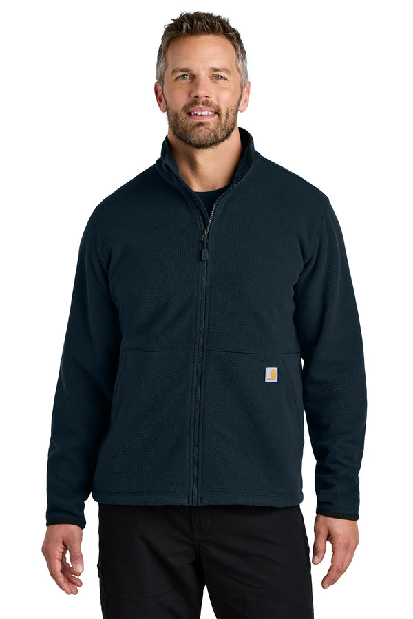 Custom Carhartt Textured Full-Zip Fleece Jacket (CT106416)