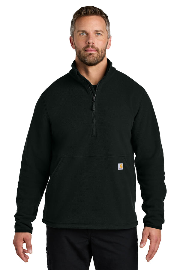 Custom Carhartt Textured 1/2-Zip Fleece Jacket (CT106417)