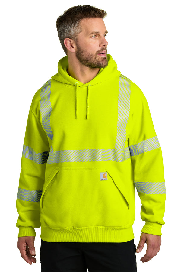 Custom Carhartt ANSI 107 Class 3 Hooded Sweatshirt (CT104987)