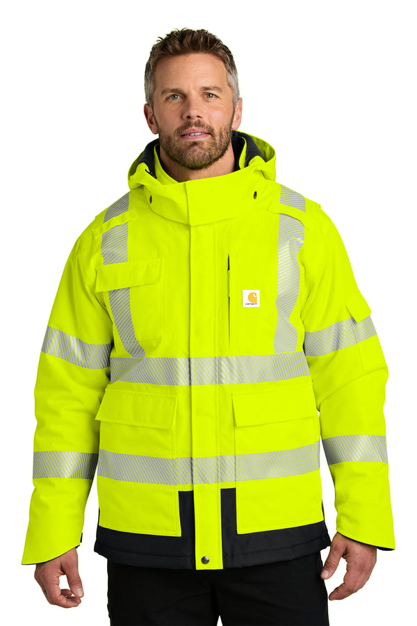Custom Carhartt ANSI 107 Class 3 Waterproof Heavyweight Insulated Jacket (CT106694)