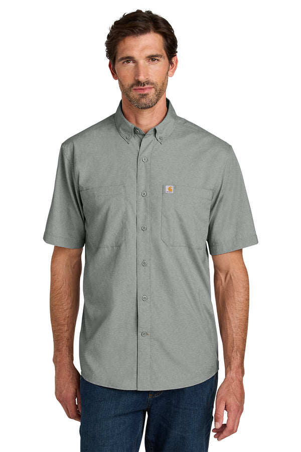 Custom Carhartt Force Sun Defender Short Sleeve Shirt (CT107107)