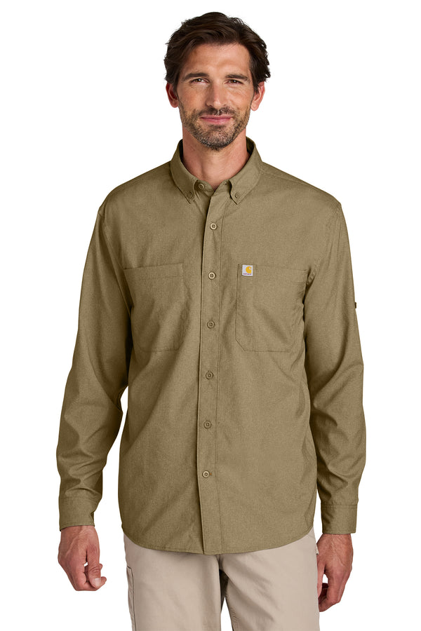 Custom Carhartt Force Sun Defender Long Sleeve Shirt (CT107106)
