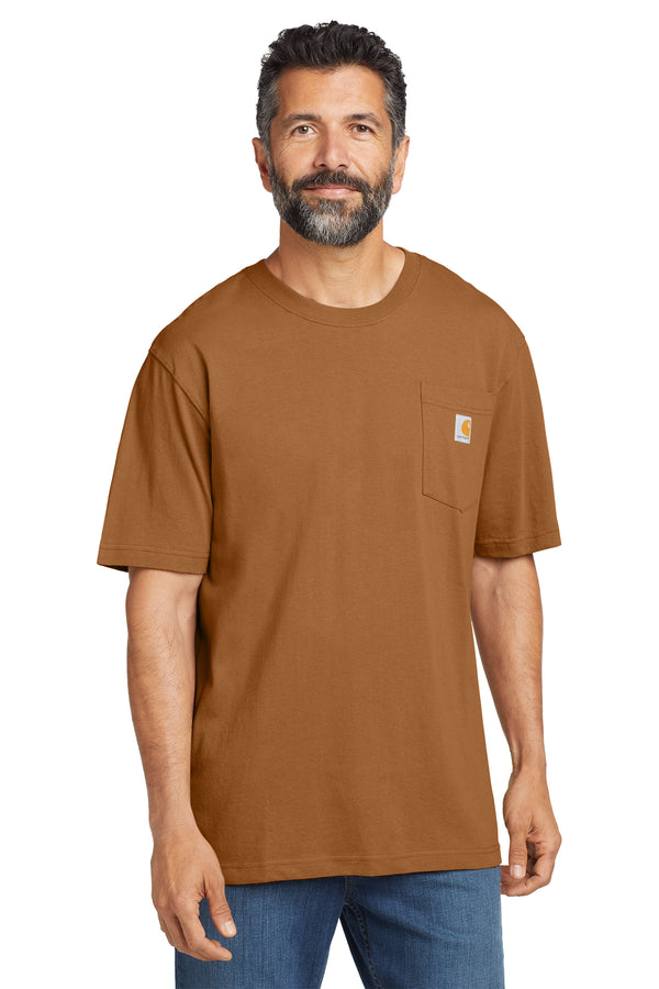 Custom Carhartt Workwear Pocket Short Sleeve T-Shirt (CTK87)