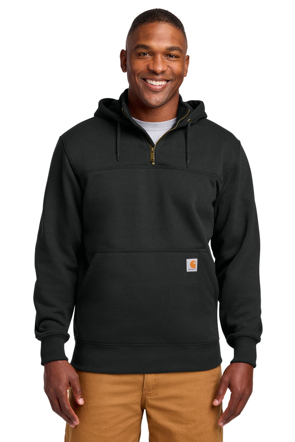 Custom Carhartt Rain Defender Paxton Heavyweight Hooded Zip Mock Sweatshirt (CT100617)