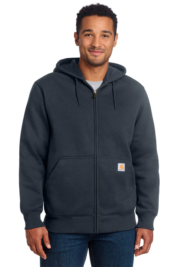 Custom Carhartt Rain Defender Paxton Heavyweight Hooded Zip-Front Sweatshirt (CT100614)
