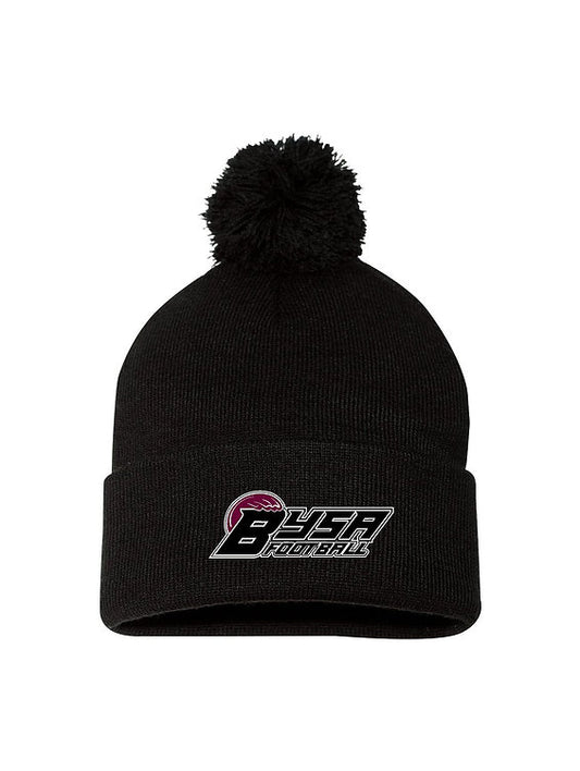 BYSA - Sportsman - 12" Pom-Pom Cuffed Beanie - SP15