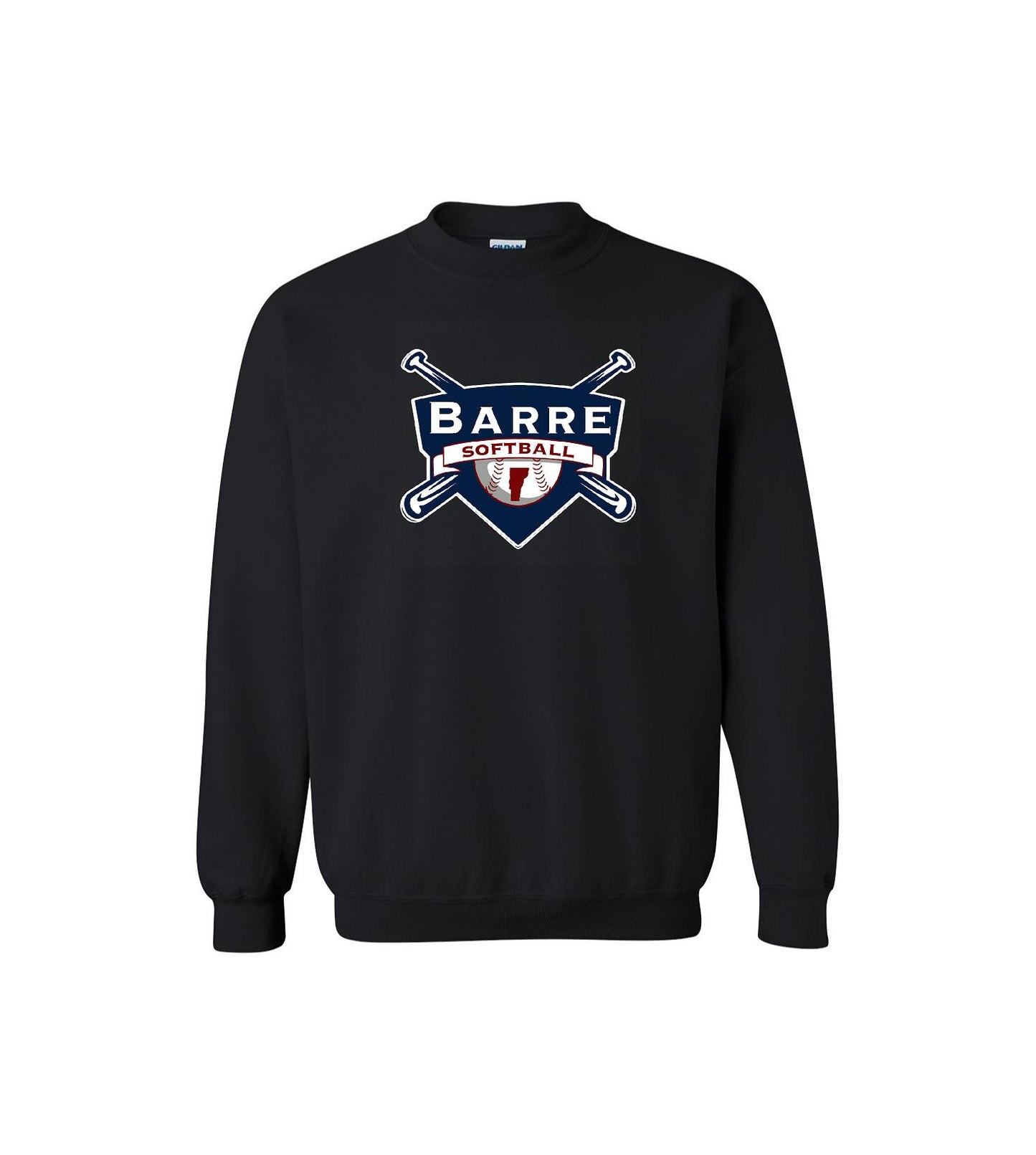 Barre Softball - Heavy Blend™ Crewneck Sweatshirt - 18000