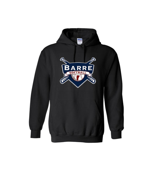 Barre Softball- Softstyle® Midweight Hooded Sweatshirt - SF500