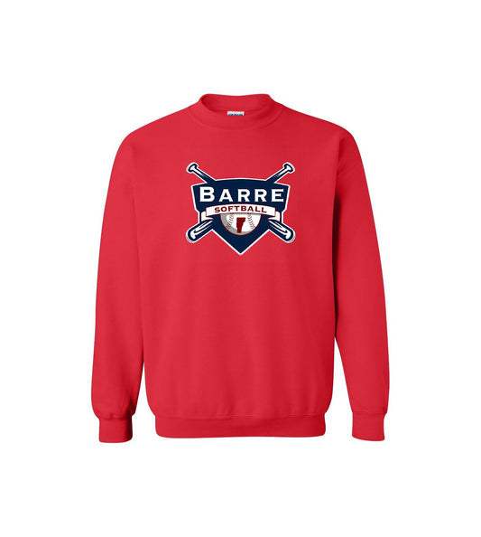 Barre Softball - Heavy Blend™ Crewneck Sweatshirt - 18000
