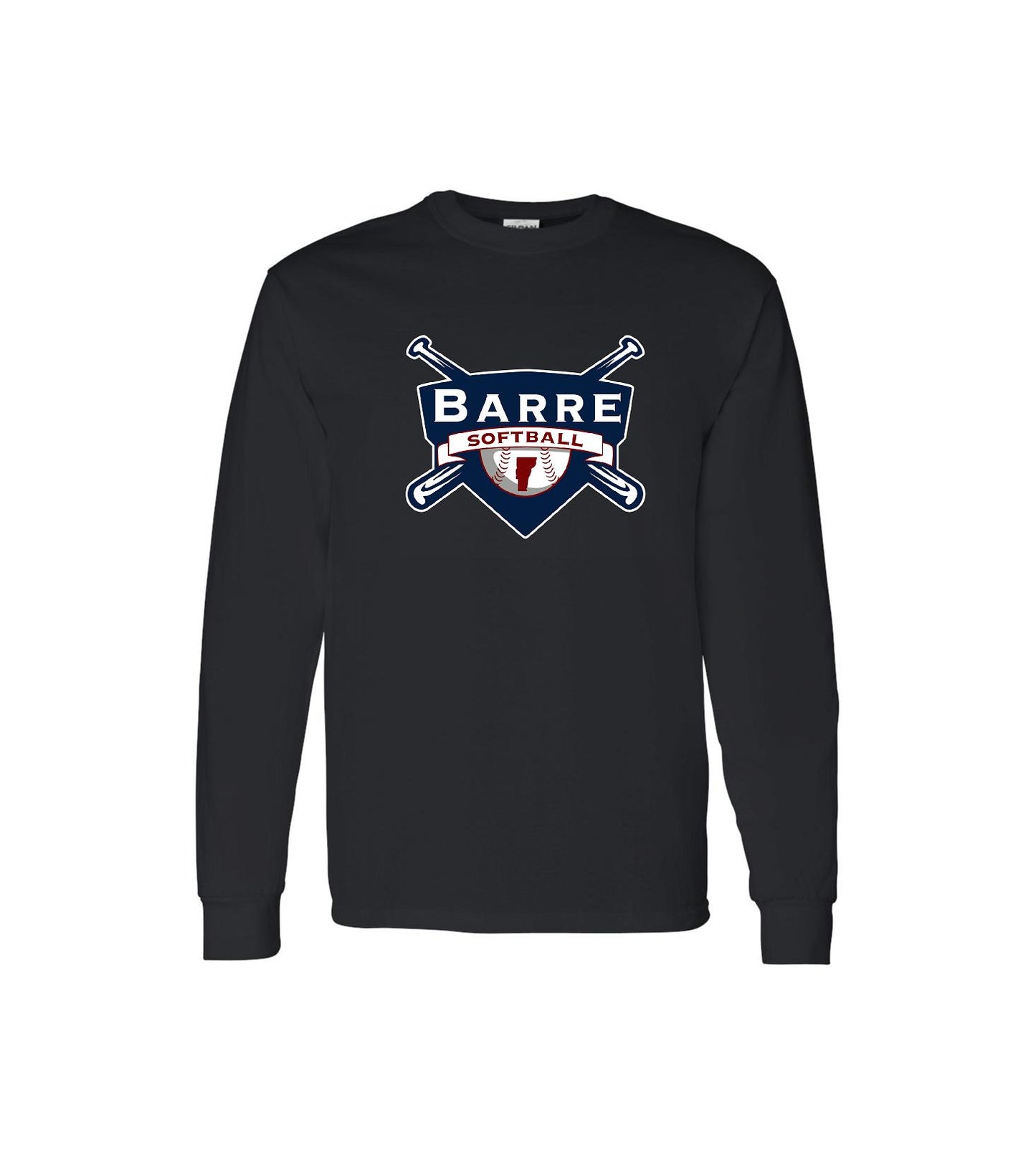 Barre Softball- Ultra Cotton® Long Sleeve T-Shirt - 2400