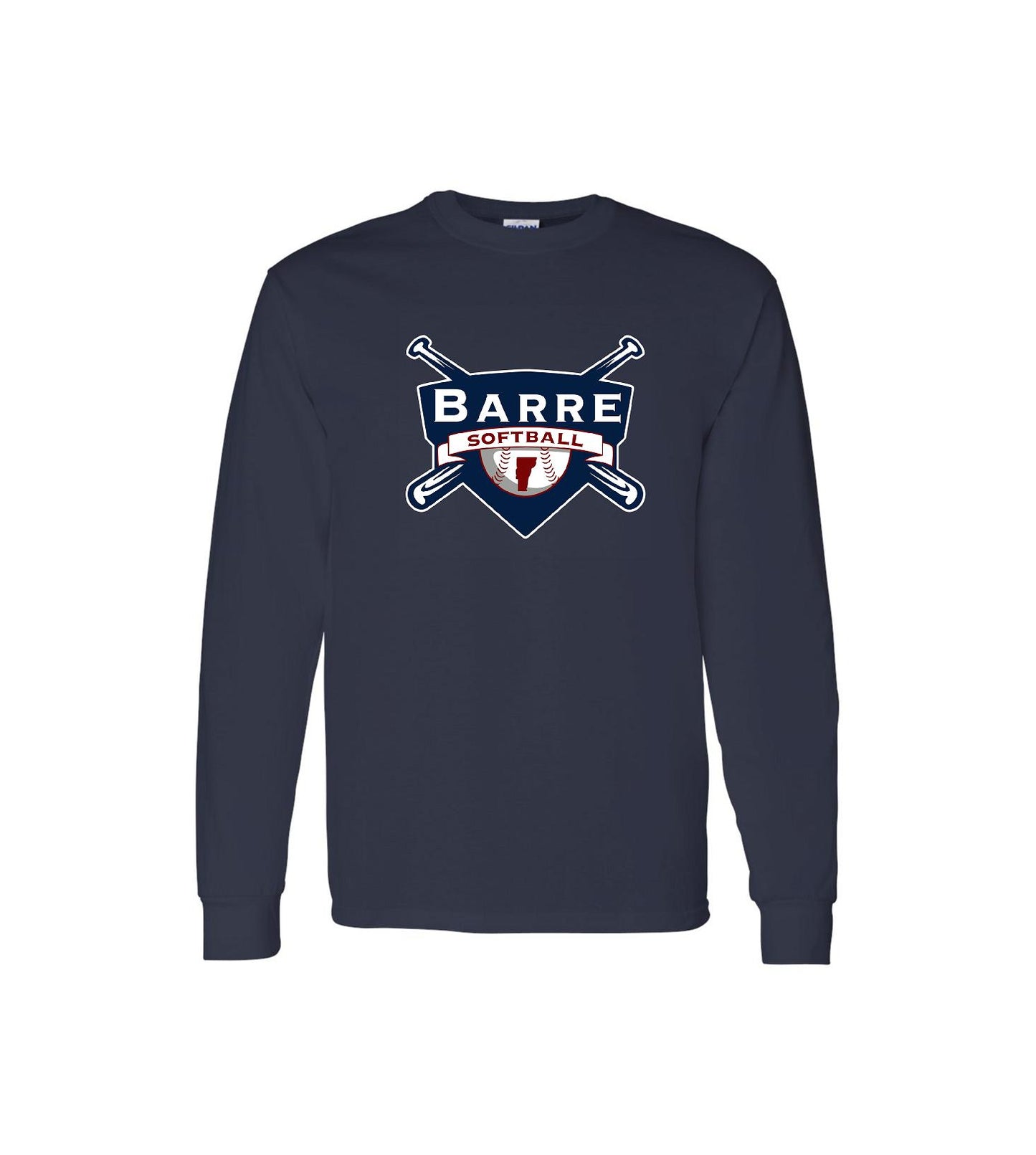 Barre Softball- Ultra Cotton® Long Sleeve T-Shirt - 2400