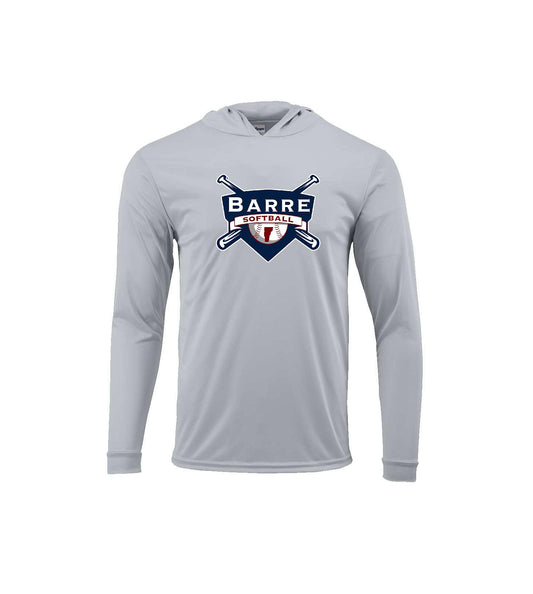 Barre Softball - Paragon - Youth Bahama Performance Hooded Long Sleeve T