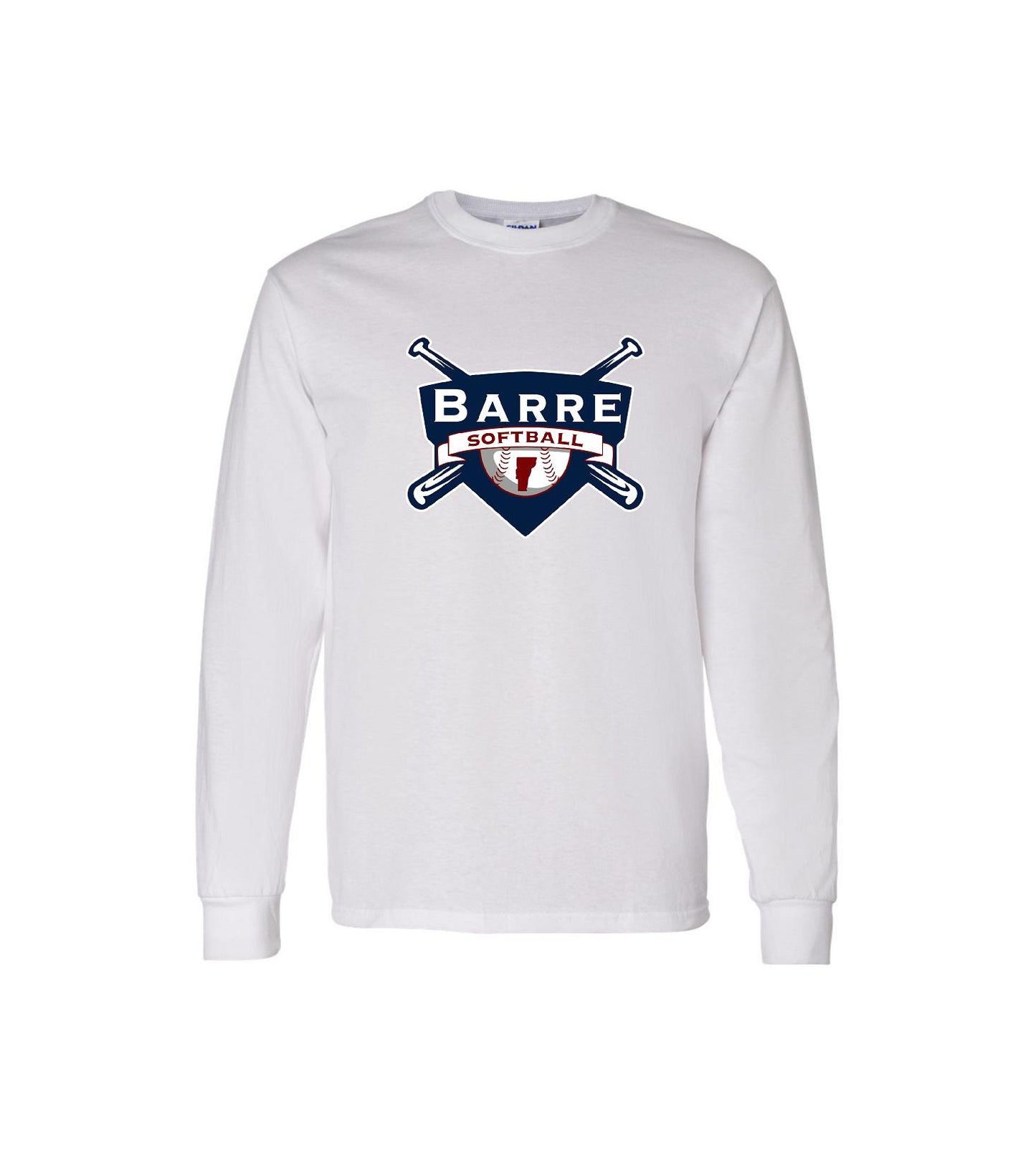Barre Softball- Ultra Cotton® Long Sleeve T-Shirt - 2400