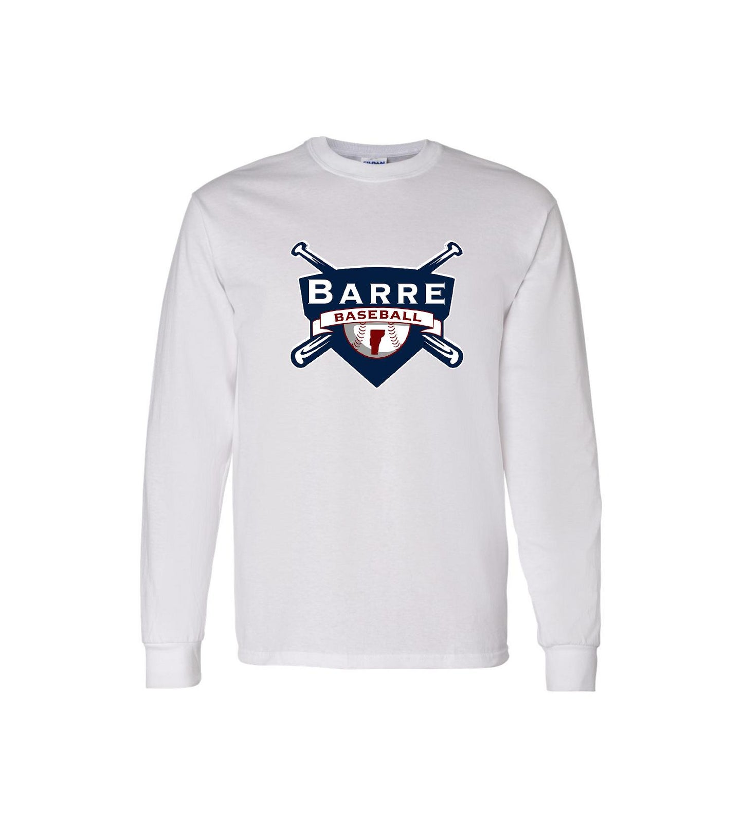 Barre Baseball - Ultra Cotton® Long Sleeve T-Shirt - 2400