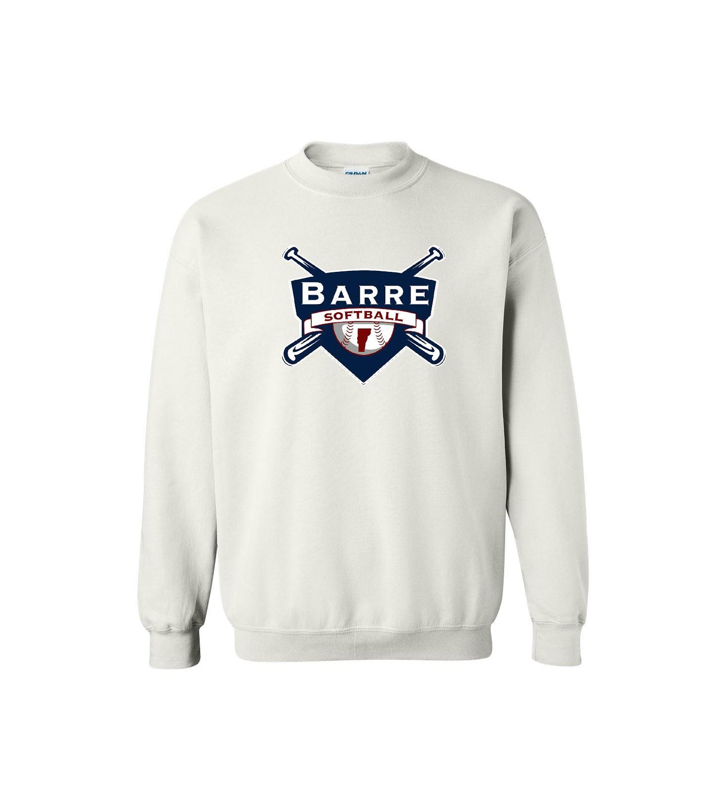 Barre Softball - Heavy Blend™ Crewneck Sweatshirt - 18000