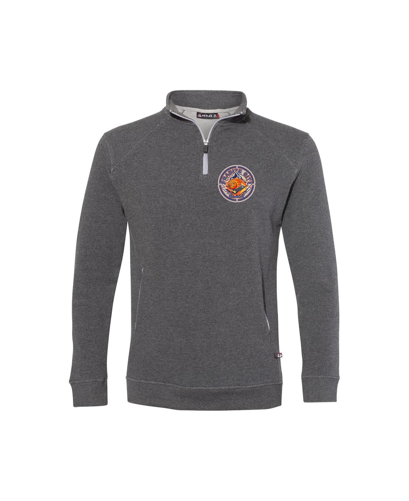 Granite City Blast - Badger - FitFlex French Terry Quarter-Zip Sweatshirt - 1060