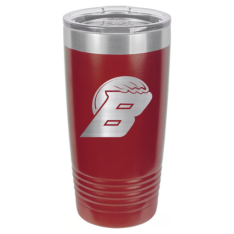 Polar Camel 20 oz. Vacuum Insulated Ringneck Tumbler with Clear Lid