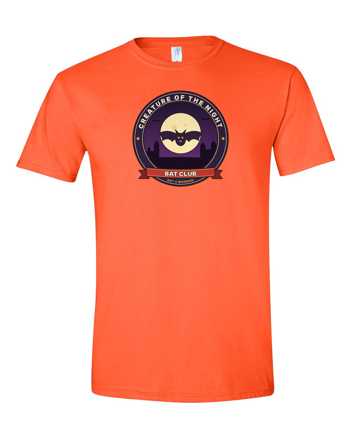 Creature of the Night: Bat Club - Not a Morning Person Halloween T-Shirt