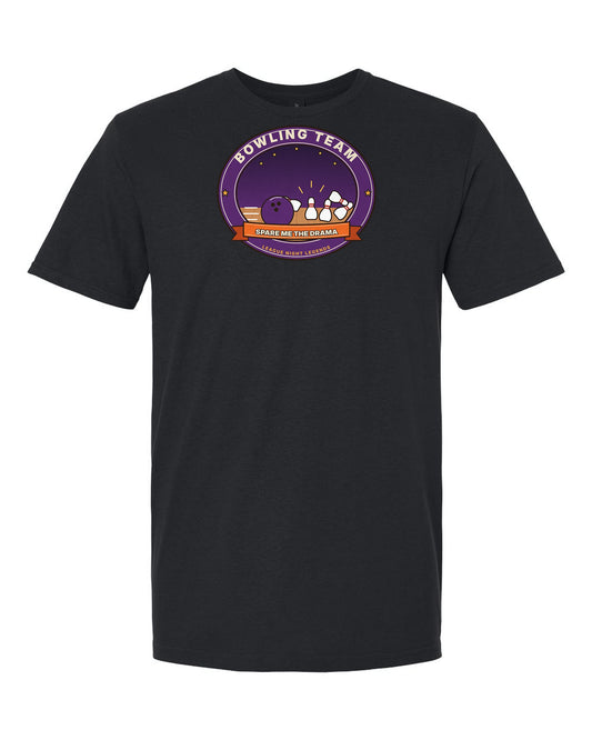 Bowling Team: Spare Me the Drama - League Night T-Shirt