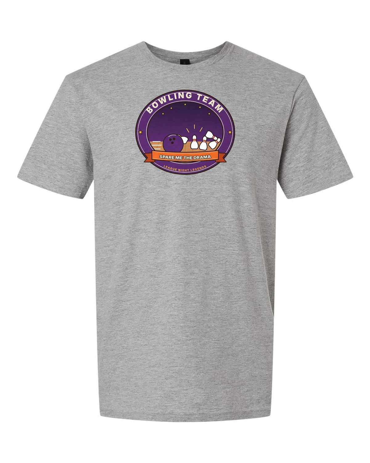 Bowling Team: Spare Me the Drama - League Night T-Shirt