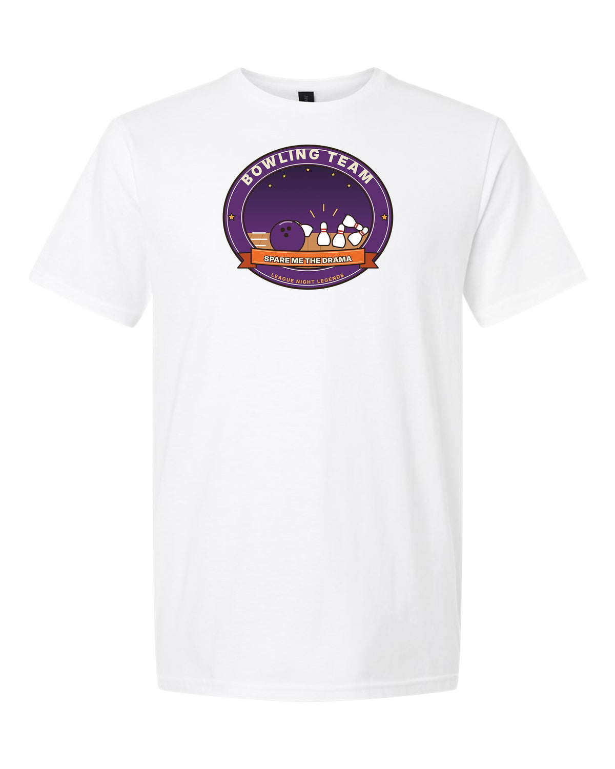 Bowling Team: Spare Me the Drama - League Night T-Shirt