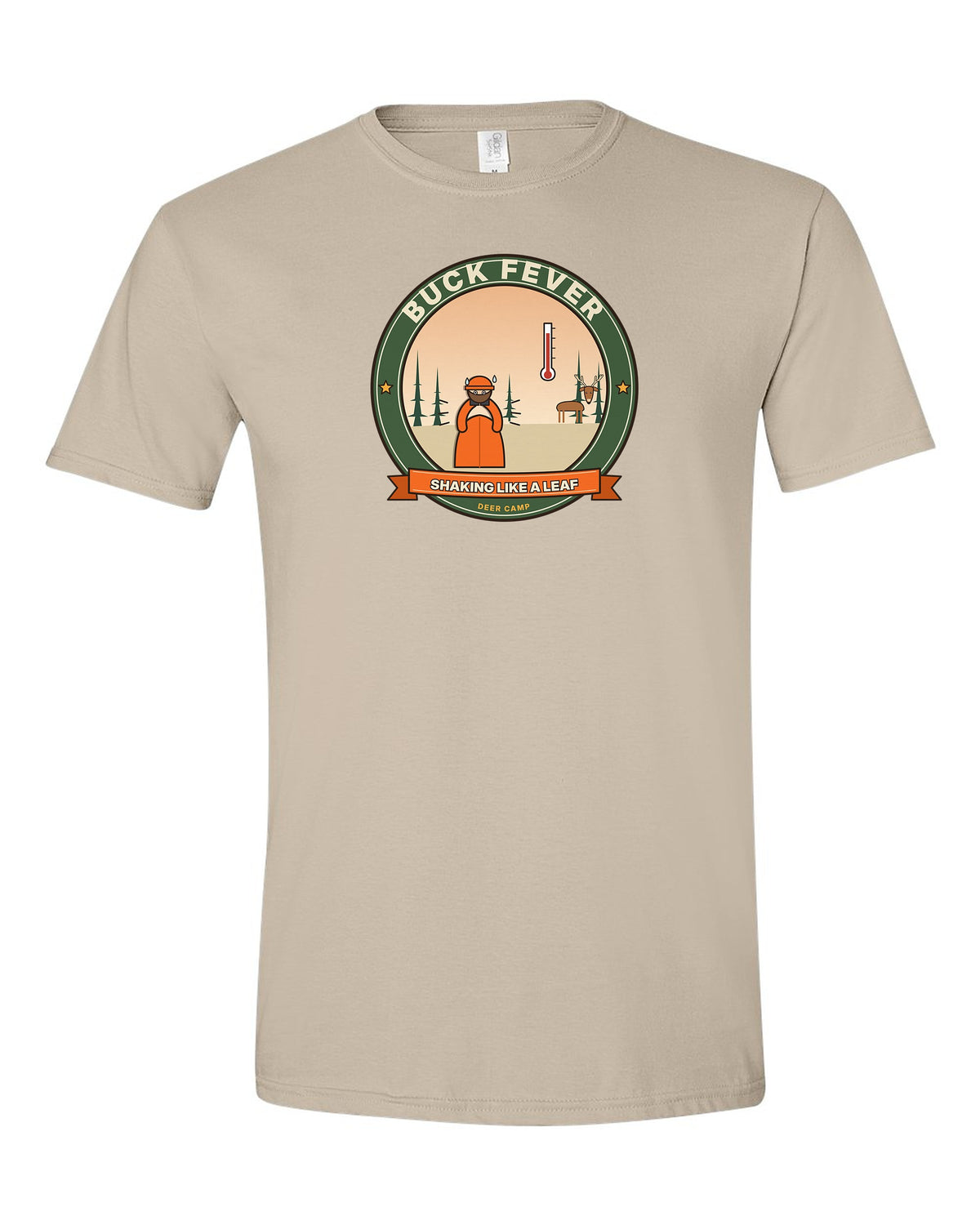 Buck Fever: Shaking Like a Leaf - Funny Hunting T-Shirt