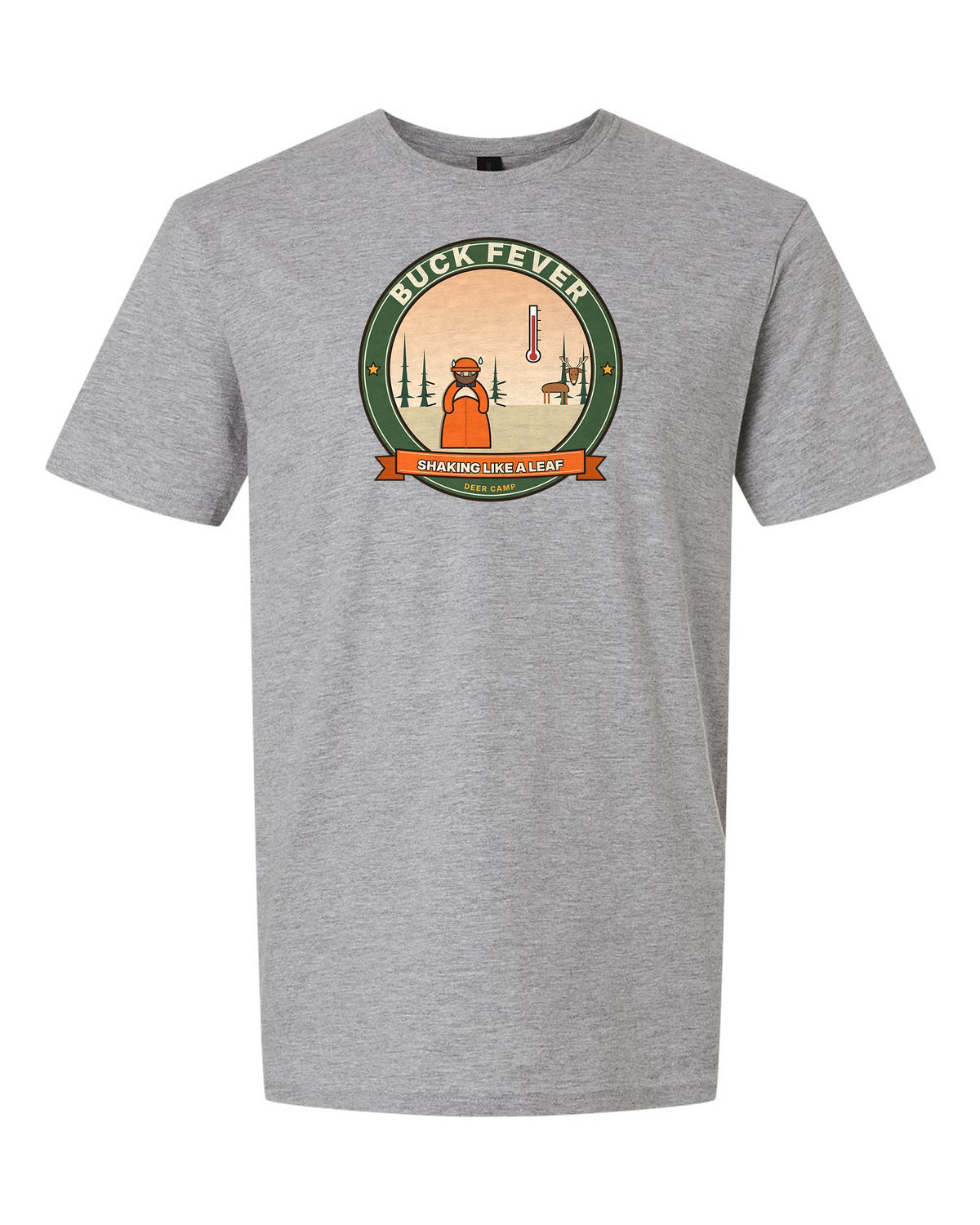 Buck Fever: Shaking Like a Leaf - Funny Hunting T-Shirt