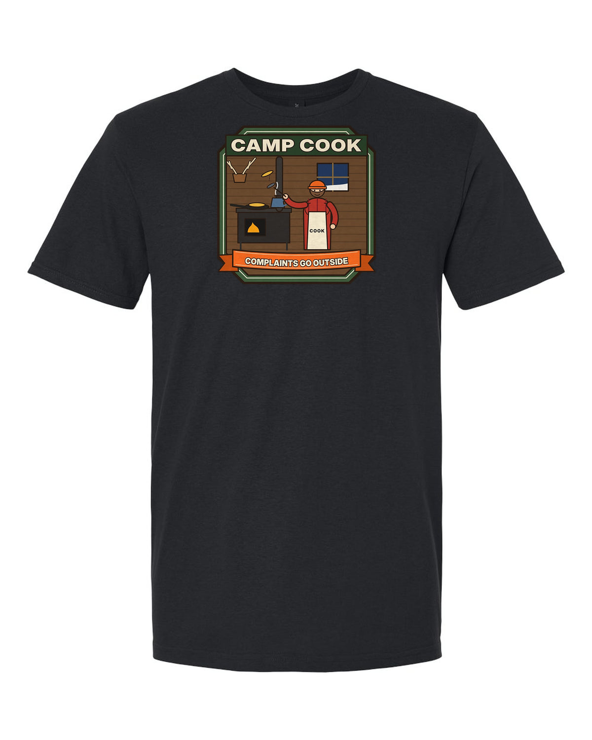Camp Cook: Complaints Go Outside - Funny Deer Camp T-Shirt