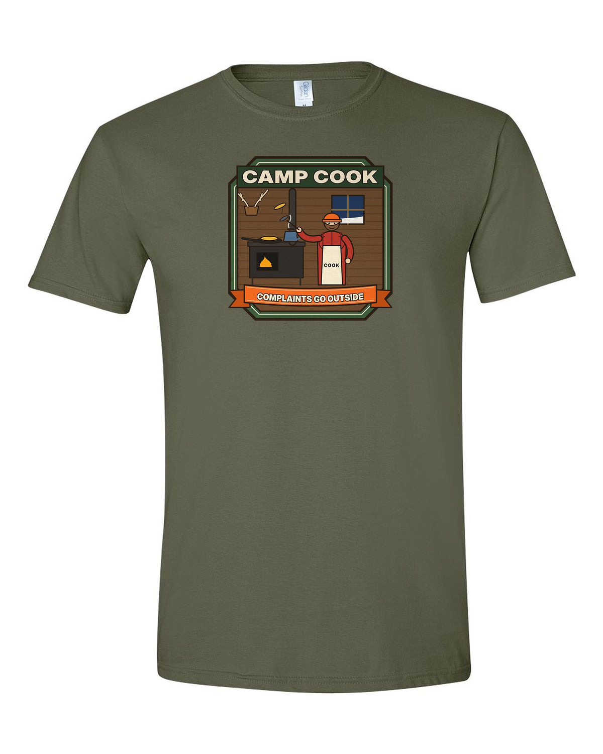 Camp Cook: Complaints Go Outside - Funny Deer Camp T-Shirt