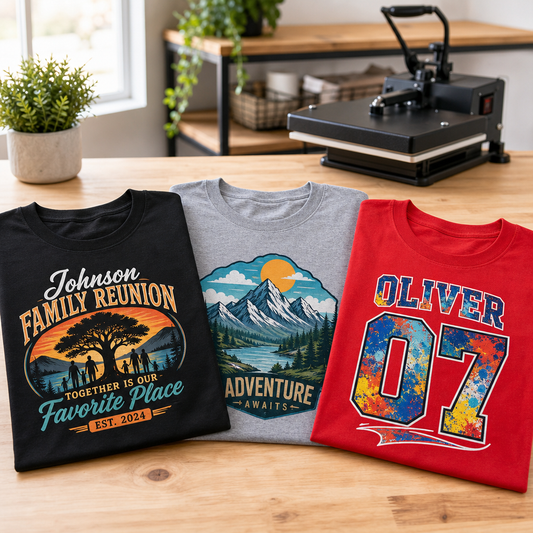 Custom printed t-shirts made in Barre, Vermont by Granite City Graphics