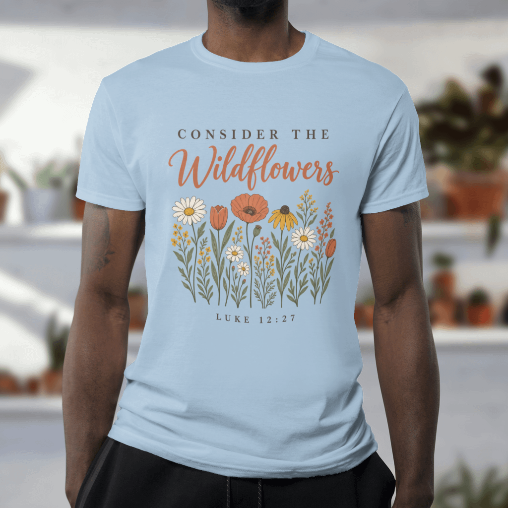 Consider the Wildflowers – Softstyle Tee in Light Blue