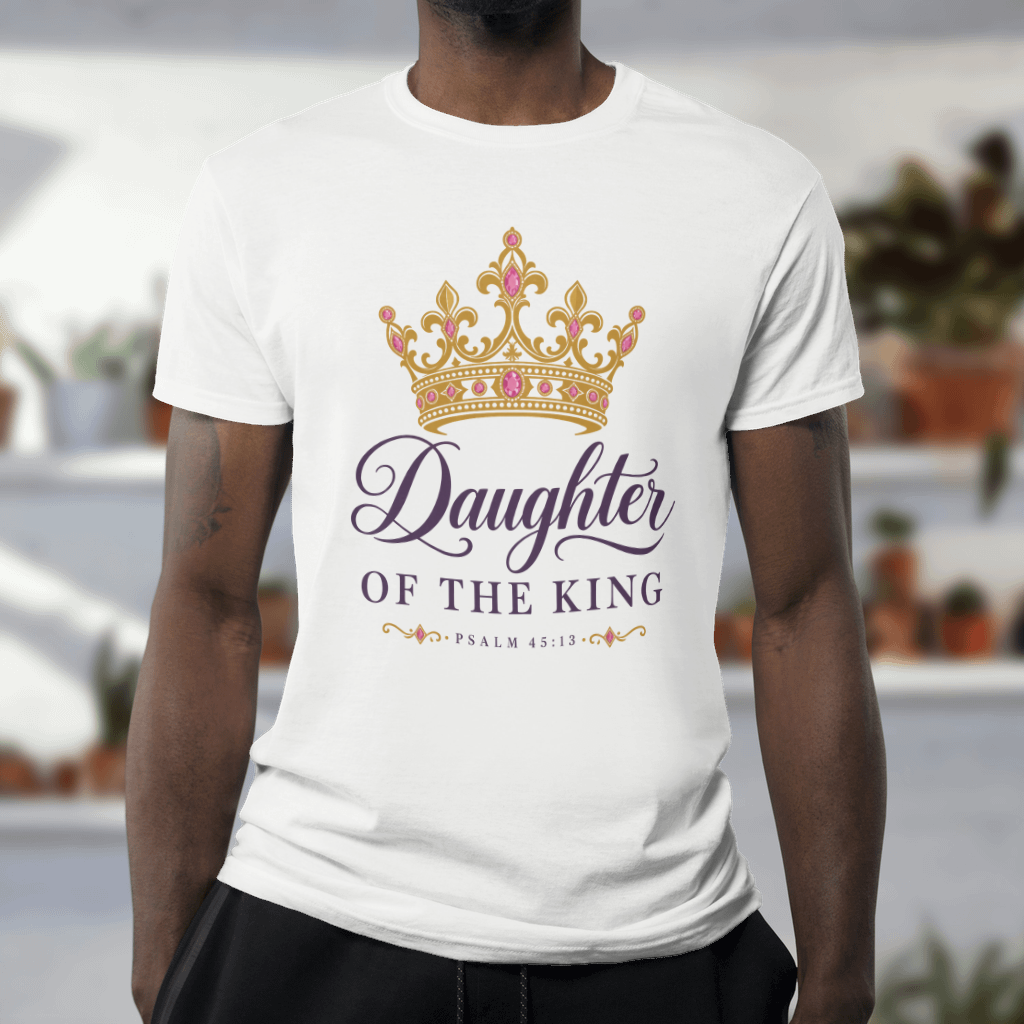 Daughter of the King – Softstyle Tee in White