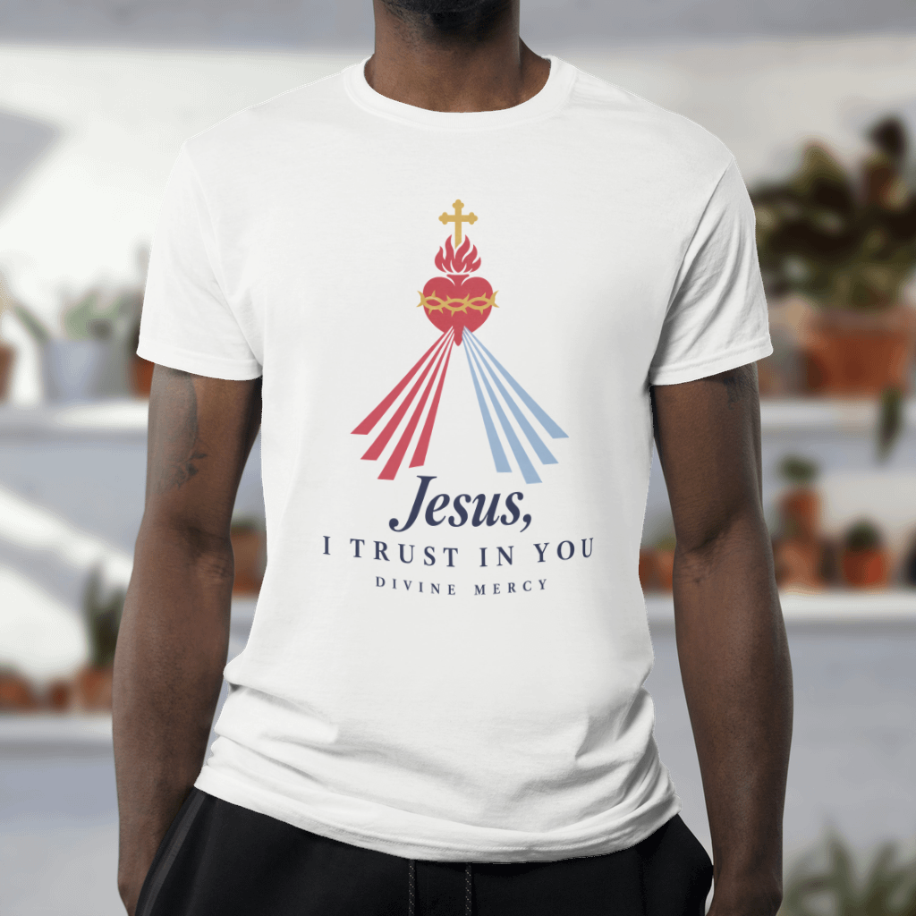 Jesus, I Trust in You – Tee in White